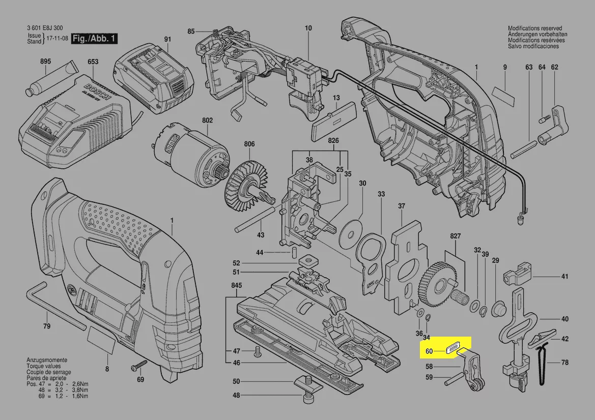 Plaque joint réf. 2 601 015 077 Bosch Plaque joint réf. 2 601 015 077 Bosch
